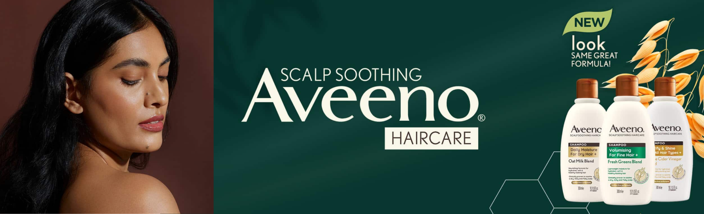 Scalp soothing Aveeno haircare